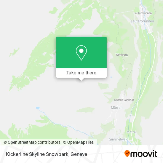 Kickerline Skyline Snowpark map
