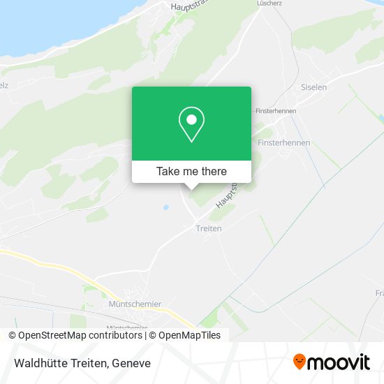 Waldhütte Treiten map