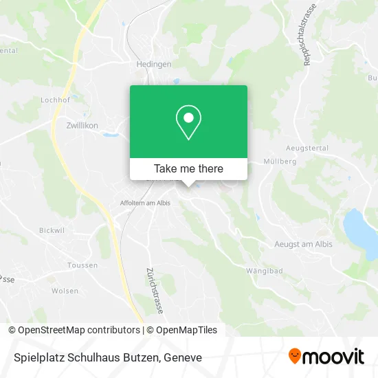 Spielplatz Schulhaus Butzen map