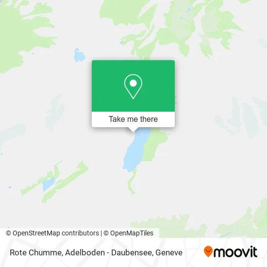 Rote Chumme, Adelboden - Daubensee map