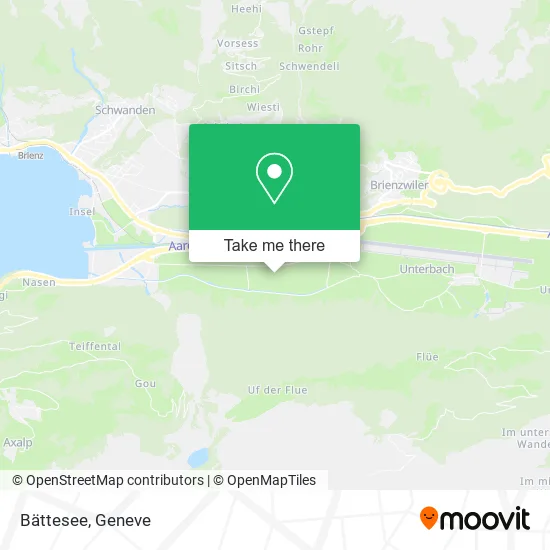 Bättesee map