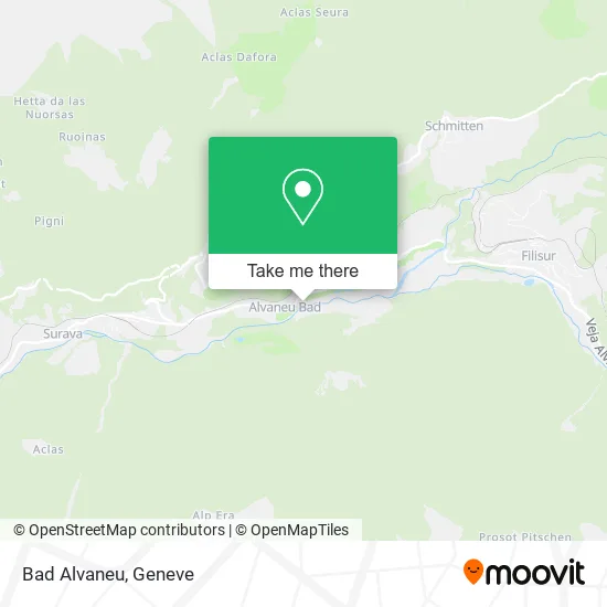 Bad Alvaneu map