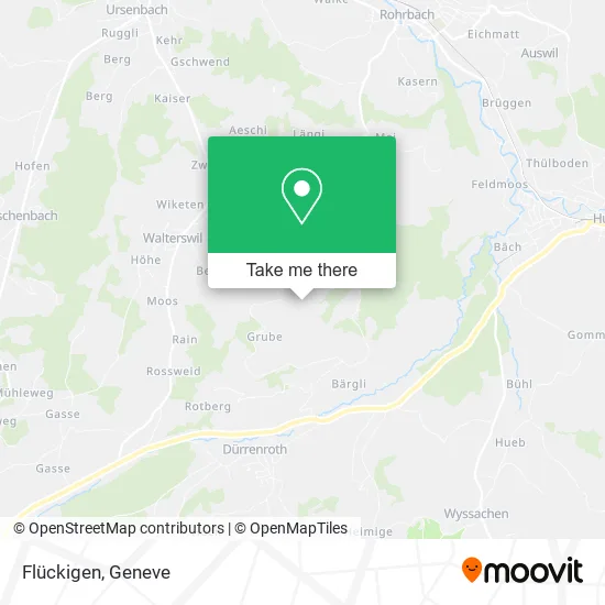Flückigen map