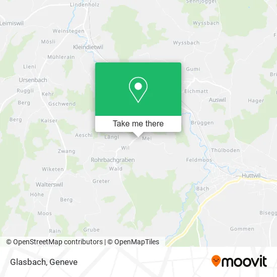 Glasbach map