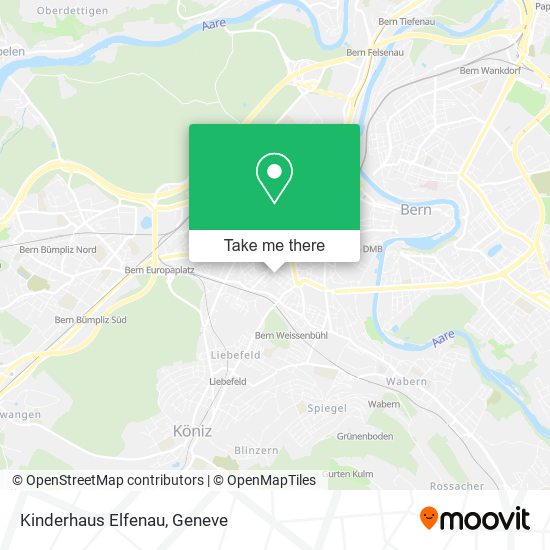 Kinderhaus Elfenau map