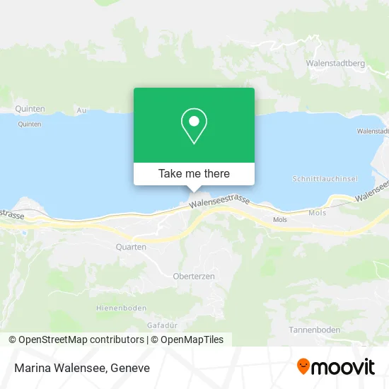 Marina Walensee map