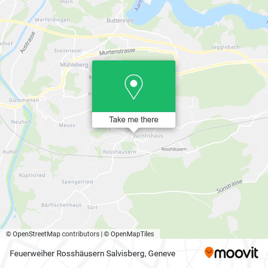 Feuerweiher Rosshäusern Salvisberg map