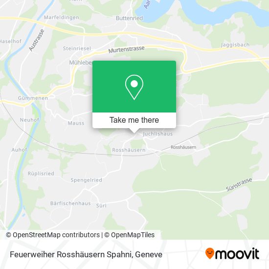 Feuerweiher Rosshäusern Spahni map