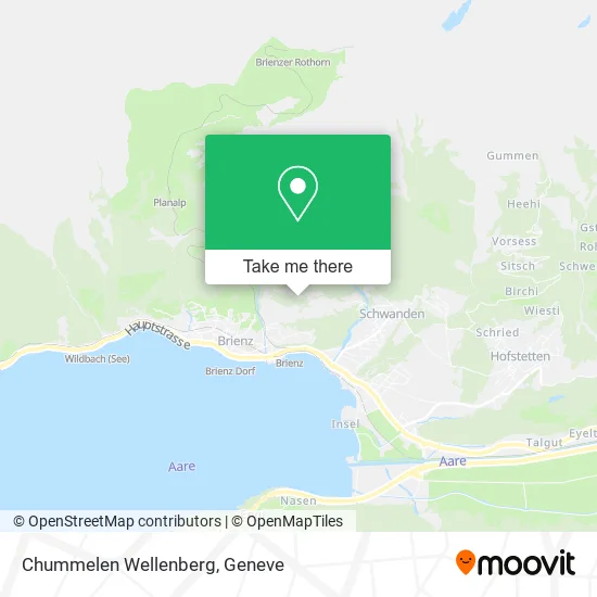 Chummelen Wellenberg map