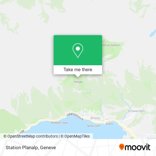 Station Planalp map