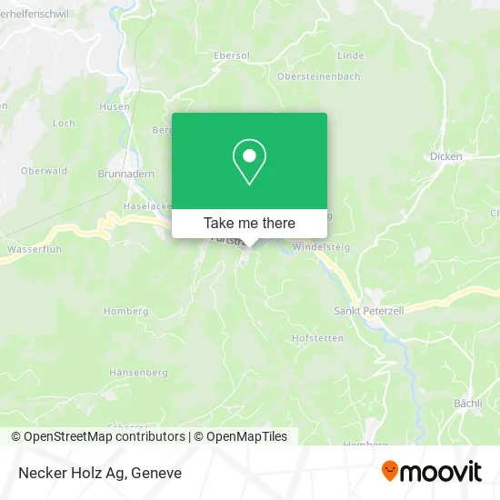 Necker Holz Ag map