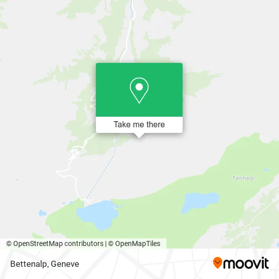 Bettenalp map