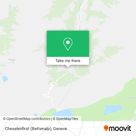 Cheselenfirst (Bettenalp) map