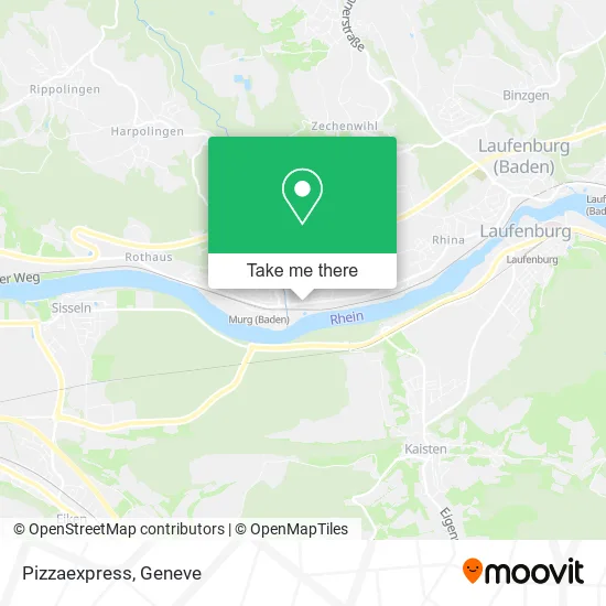 Pizzaexpress map