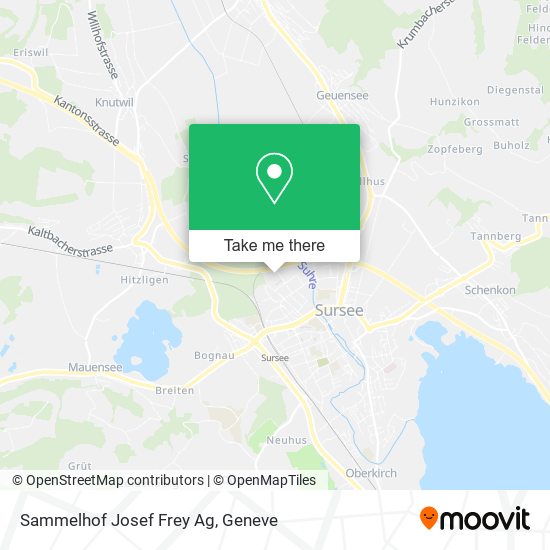 Sammelhof Josef Frey Ag map