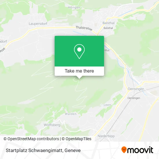 Startplatz Schwaengimatt map