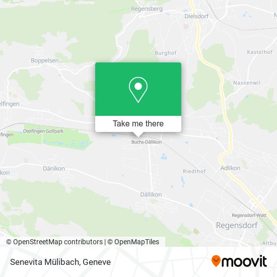 Senevita Mülibach map