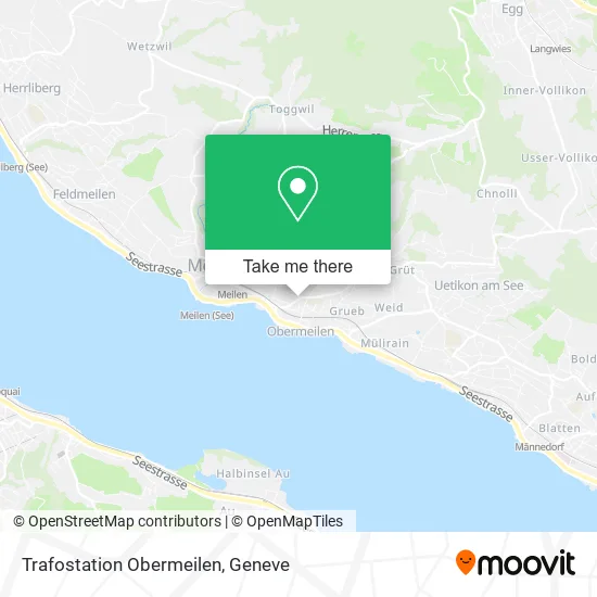 Trafostation Obermeilen map