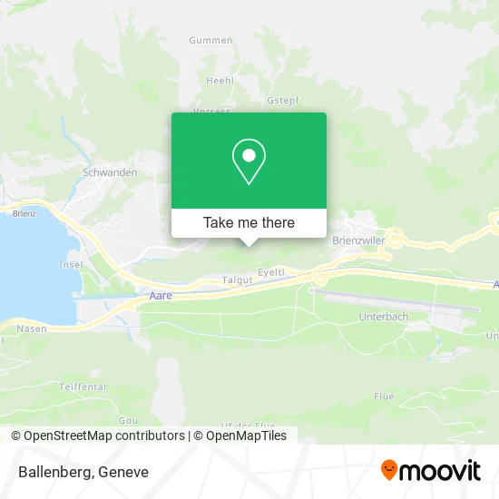Ballenberg map