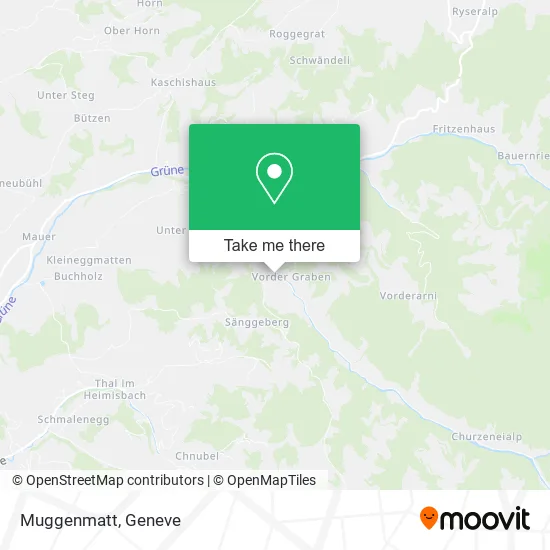 Muggenmatt map