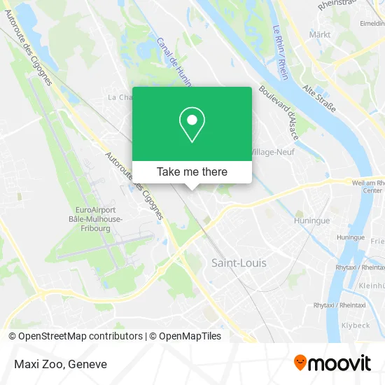 Maxi Zoo map