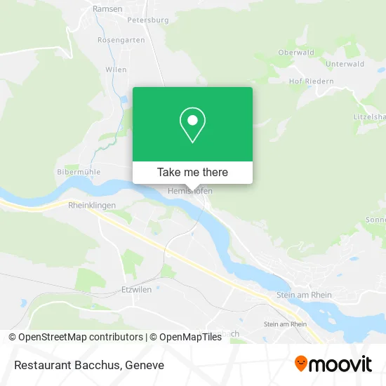 Restaurant Bacchus map