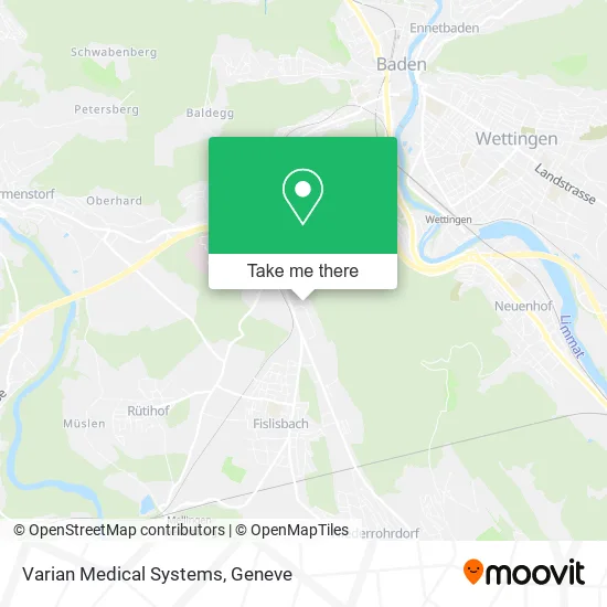 Varian Medical Systems map