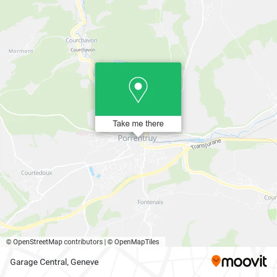 Garage Central map