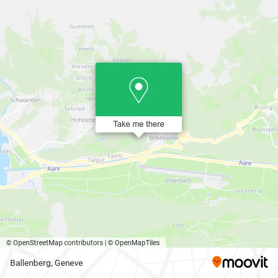Ballenberg map