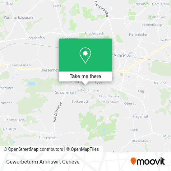 Gewerbeturm Amriswil map