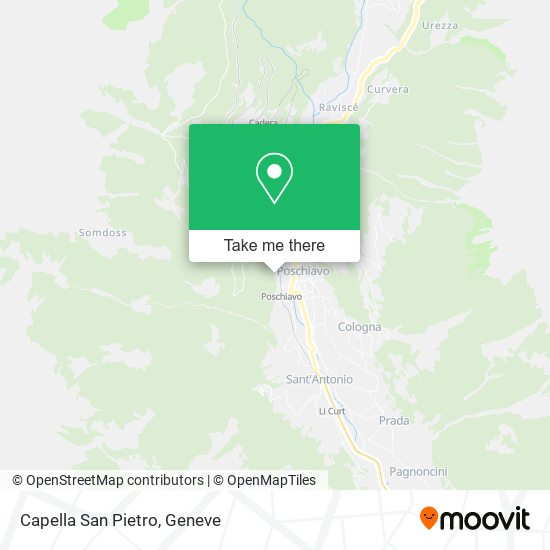Capella San Pietro map