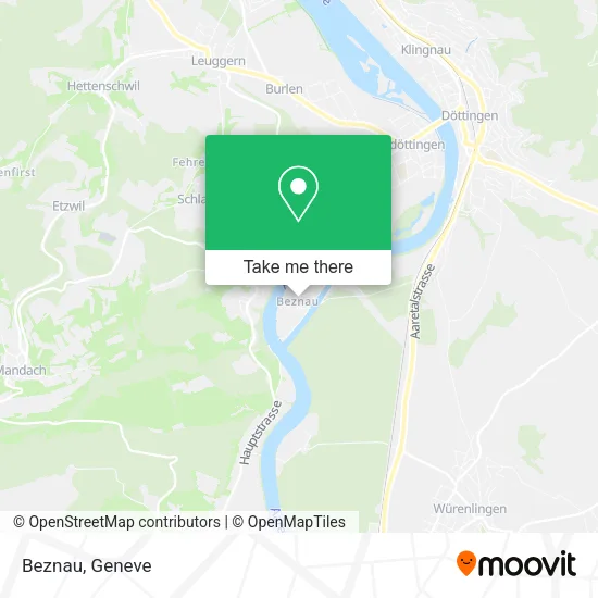 Beznau map
