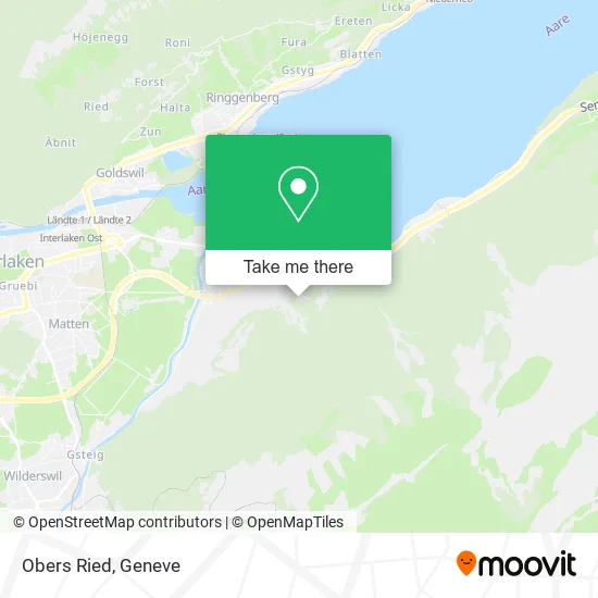 Obers Ried map