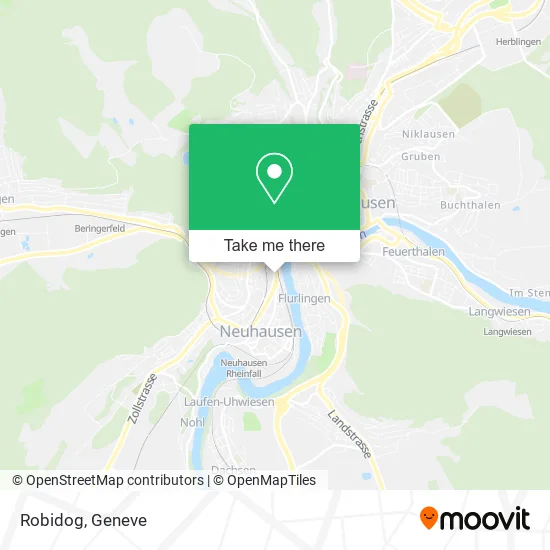 Robidog map
