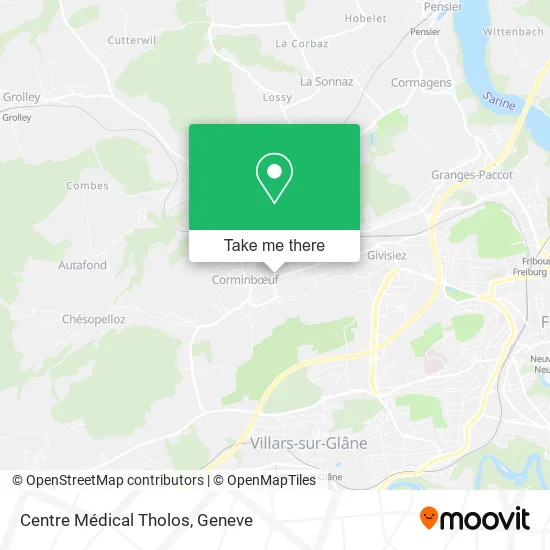 Centre Médical Tholos map