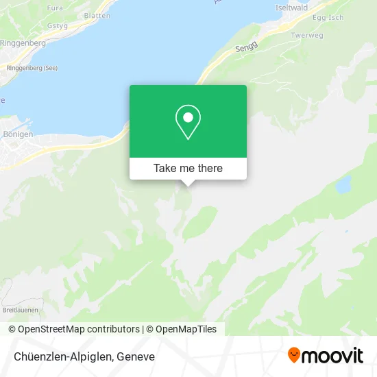 Chüenzlen-Alpiglen map