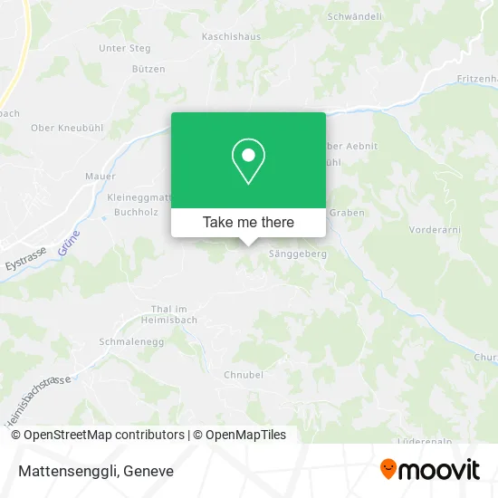 Mattensenggli map