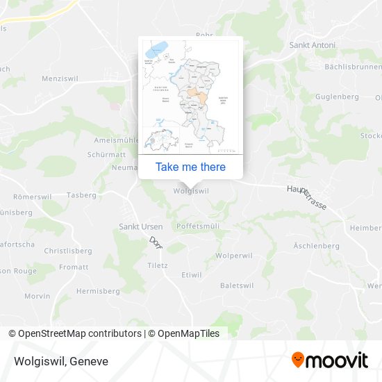 Wolgiswil map