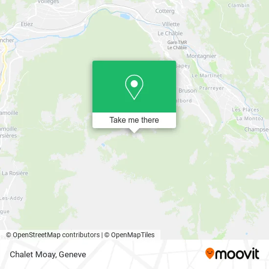 Chalet Moay map