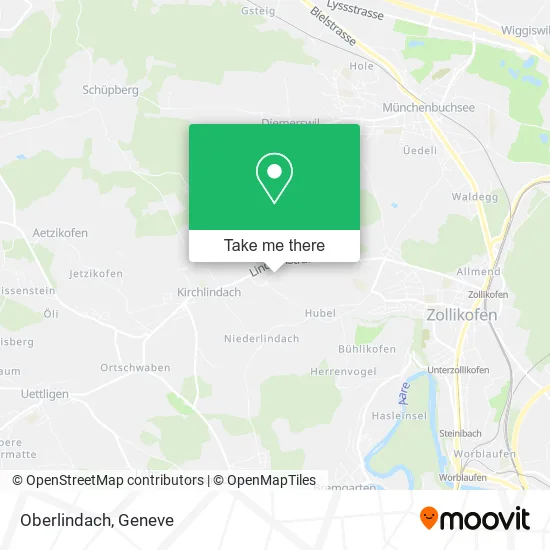 Oberlindach map