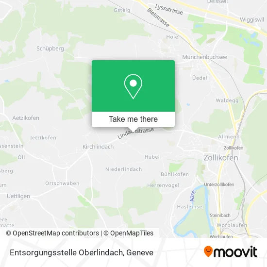 Entsorgungsstelle Oberlindach map