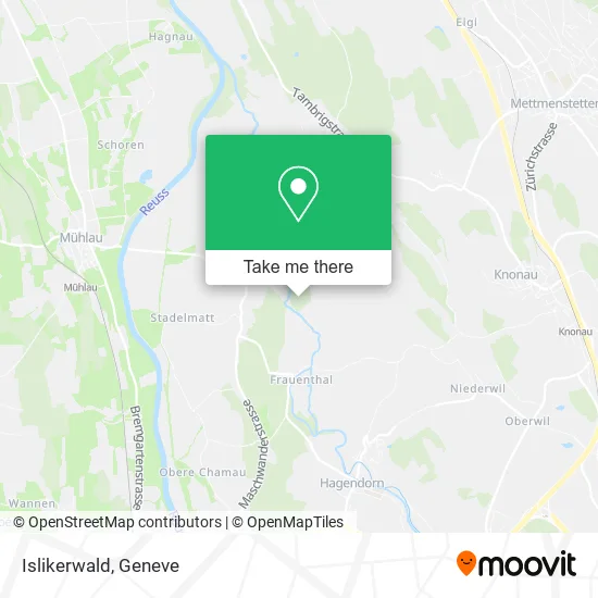 Islikerwald map
