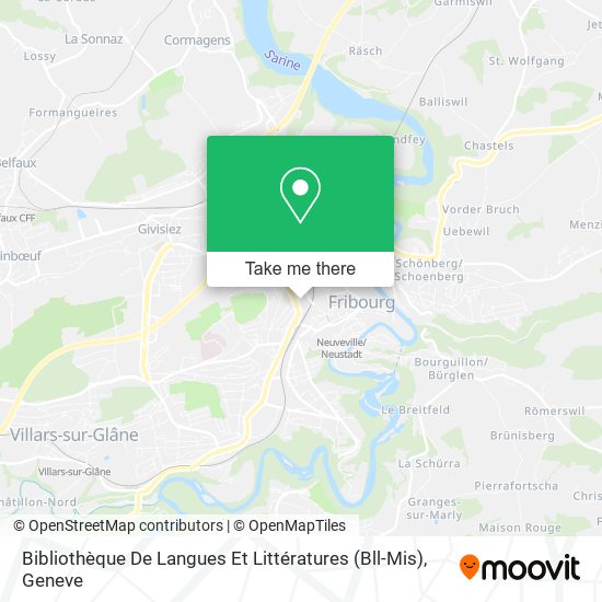 Bibliothèque De Langues Et Littératures (Bll-Mis) map