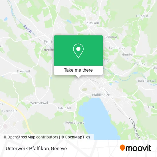 Unterwerk Pfäffikon map