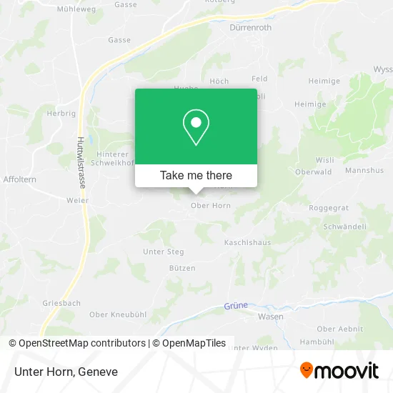 Unter Horn map