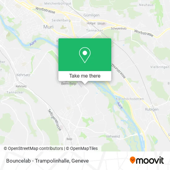 Bouncelab - Trampolinhalle map