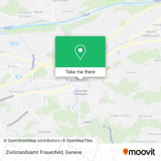 Zivilstandsamt Frauenfeld map