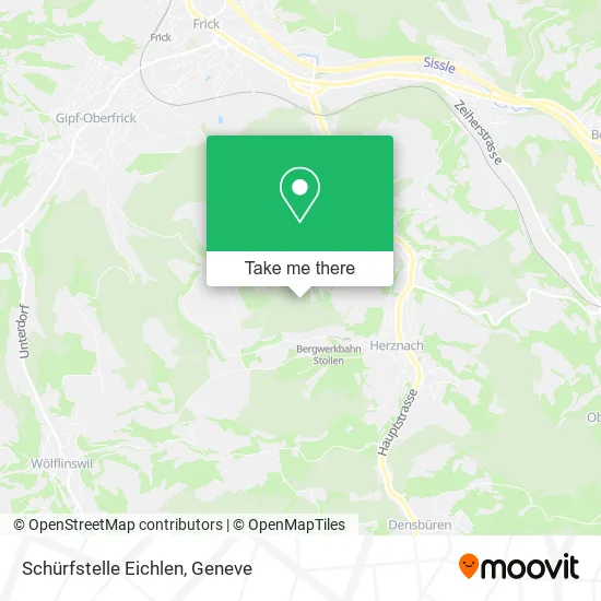 Schürfstelle Eichlen map