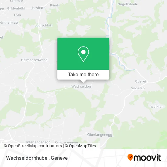 Wachseldornhubel map