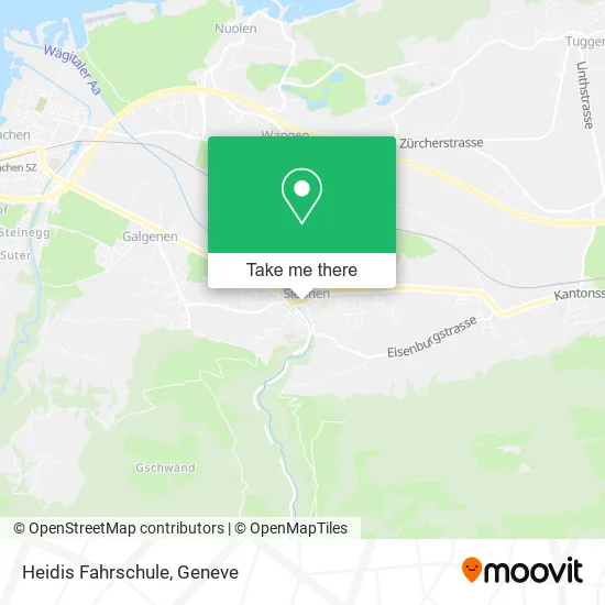 Heidis Fahrschule map